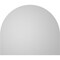Ekena Millwork Round Top Surface Mount PVC Gable Vent: Non-Functional, w/ 3-1/2"W x 1"P Standard Frame, 38"W x 32"H GVPRT38X3201SN - alternate 2